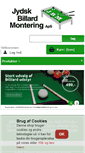 Mobile Screenshot of jydskbillard.dk
